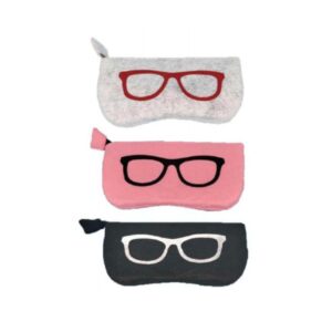 I-0534 Cloth Eyewear Case with Zipper